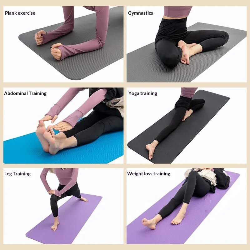 Утолщенный нескользящий коврик – обзор и цена Pilates Yoga Mat Thickness