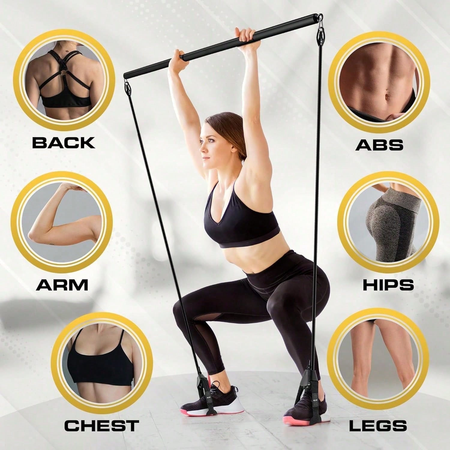 Набор для пилатеса с лентой со – обзор и цена Pilates Yoga Barı