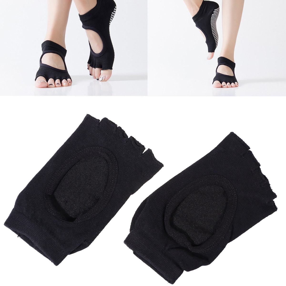 1 пара носков для йоги с пятью – обзор и цена Pilates Yoga Grip Socks