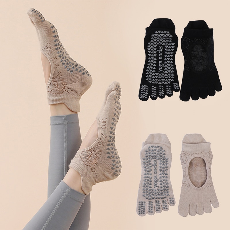 Женские противоскользящие носк – обзор и цена Pilates Yoga Grip Socks