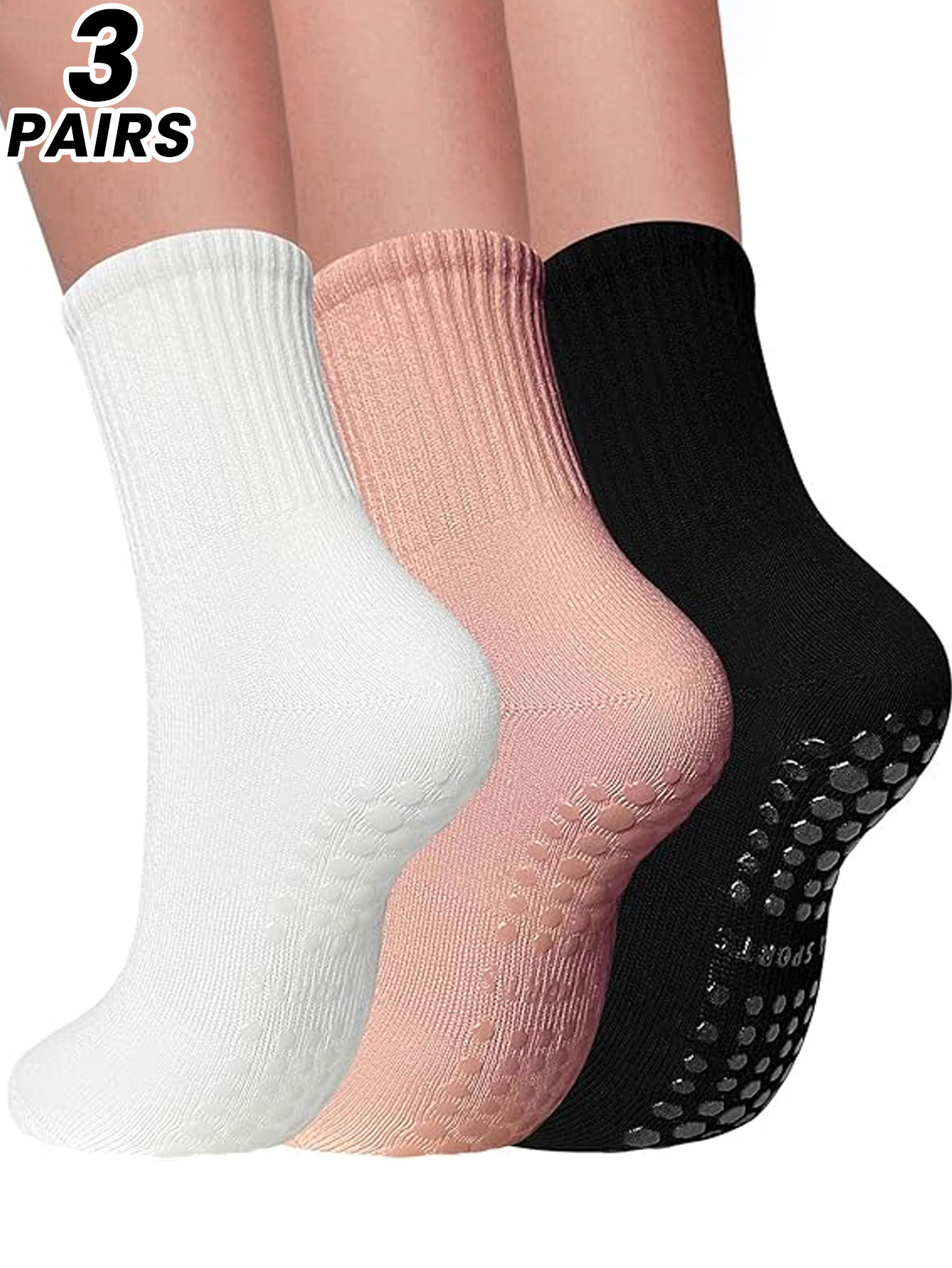 3 пары профессиональных носков – обзор и цена Pilates Yoga Grip Socks